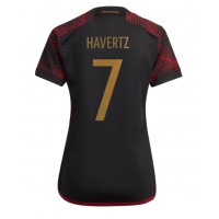 Echipament fotbal Germania Kai Havertz #7 Tricou Deplasare Mondial 2022 pentru femei maneca scurta